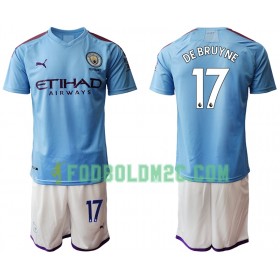 Manchester City DE BRUYNE 17 Børn Hjemmebanesæt 2019/20 Kortærmet (+ Korte bukser)